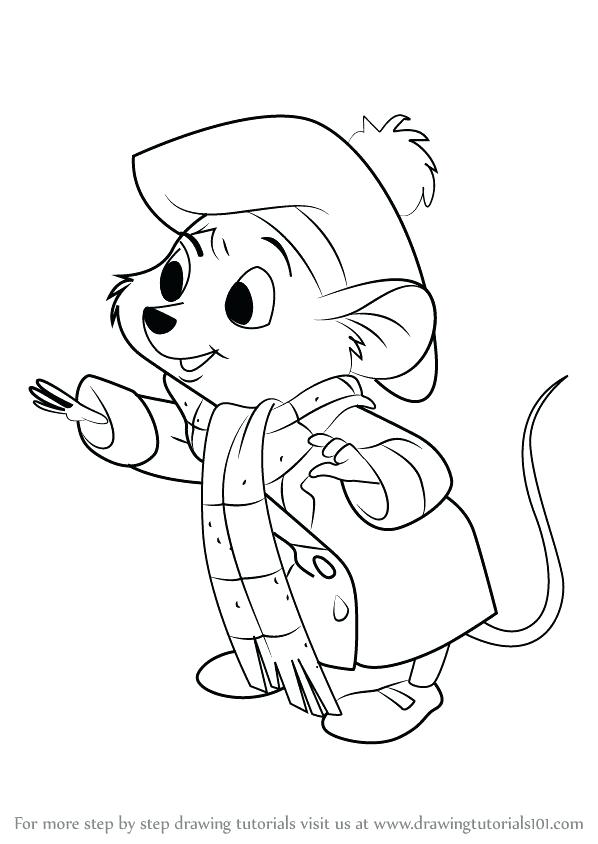 598x844 The Great Mouse Detective Coloring Pages