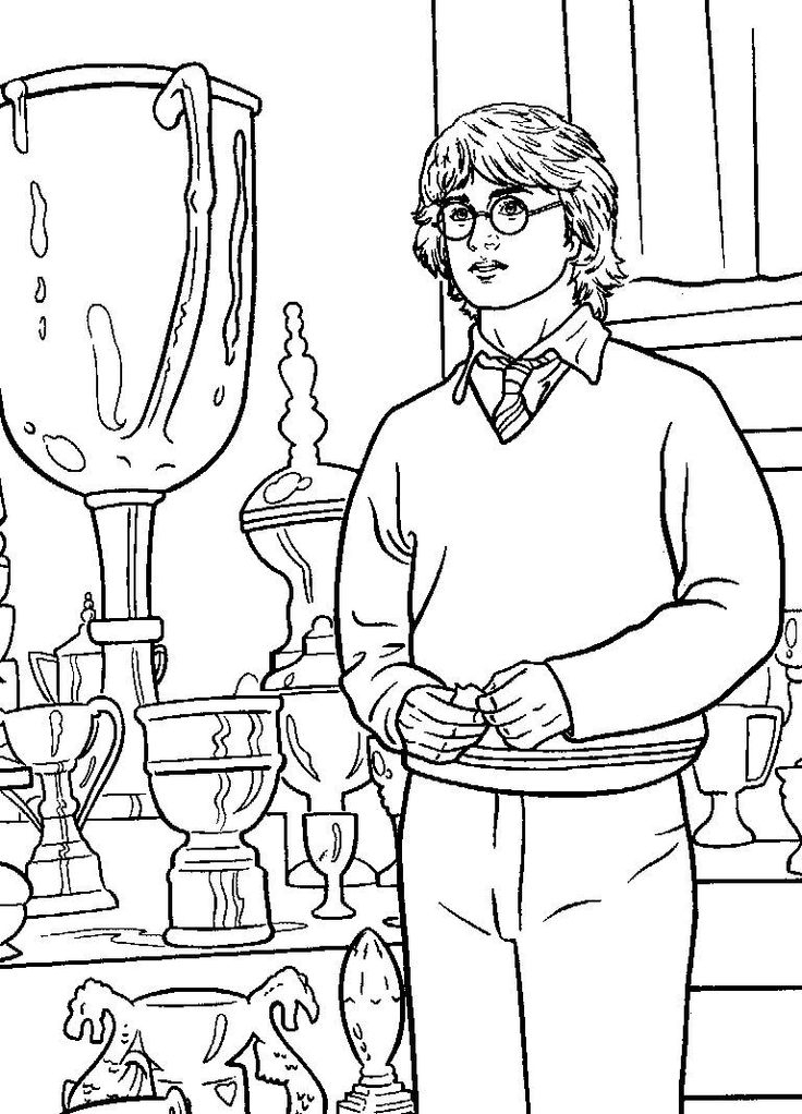 Free Harry Potter Coloring Pages at GetColorings.com | Free printable