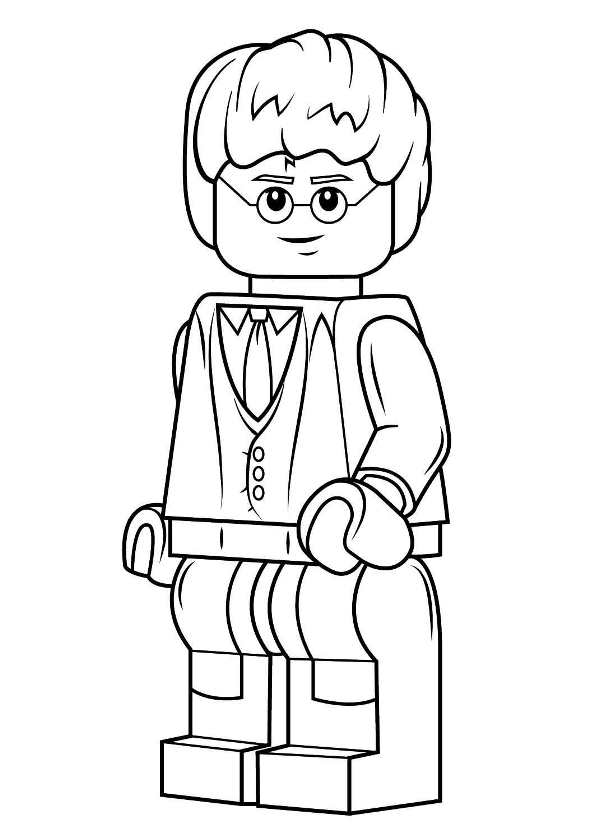 594x840 Kids N 8 Coloring Pages Of Lego Harry Potter