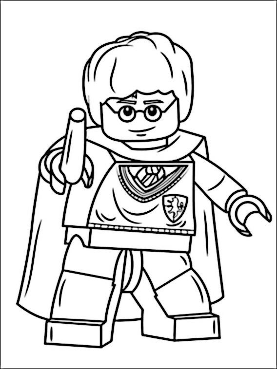 568x758 Lego Harry Potter Coloring Pages 7 Coloring Is Therapeutic