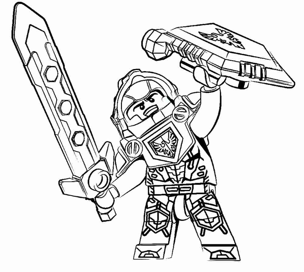 Nexo Knights Coloring Pages Noticeable Lego Olegratiy 1000x894 Nexo Knights Coloring Pages Noticeable Lego Olegratiy