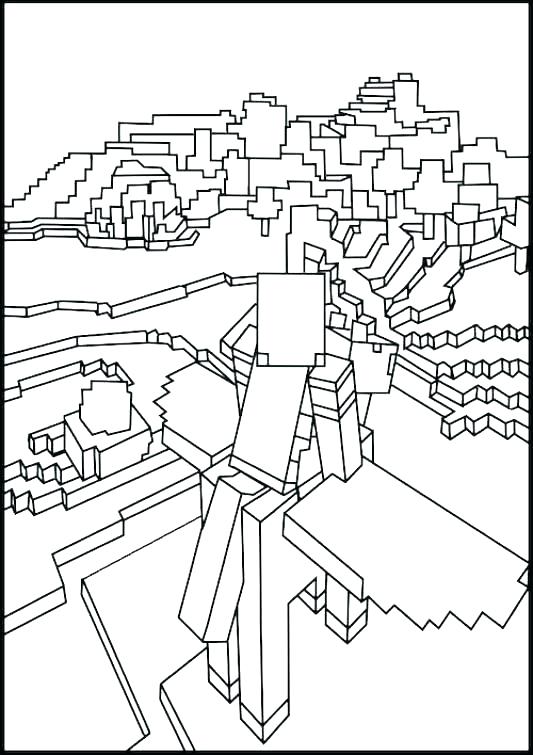 Minecraft Coloring Pages Printable 533x755 Minecraft Coloring Pages Printable