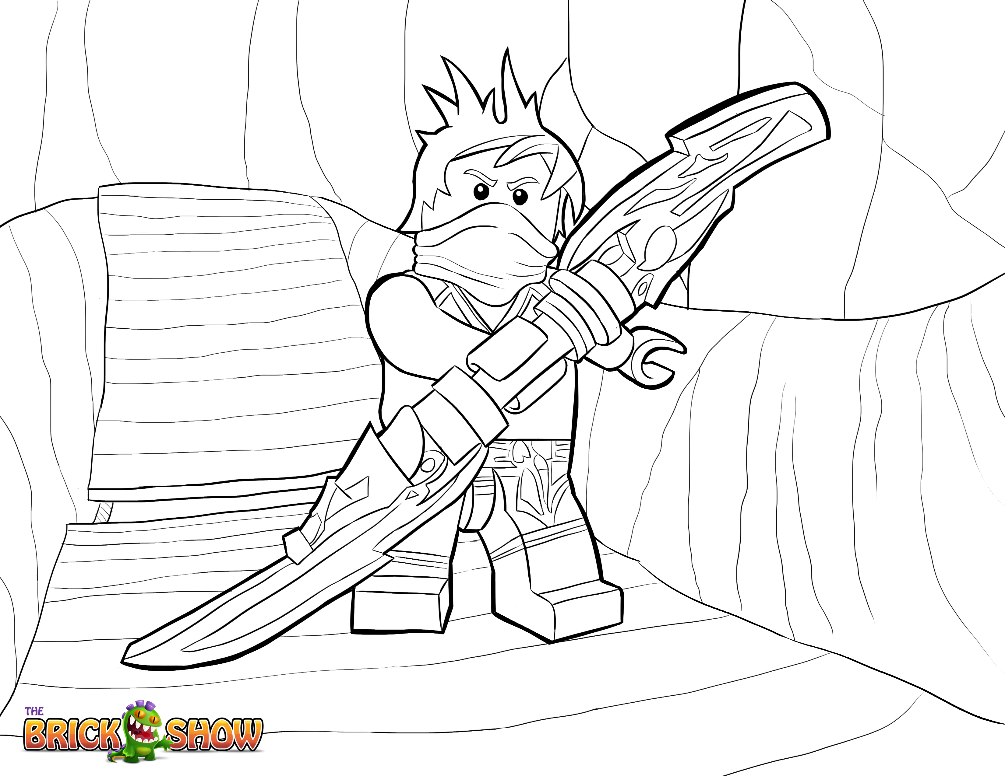 3300x2550 Lego Ninjago Coloring Page, Lego Lego Ninjago Kai Tournament