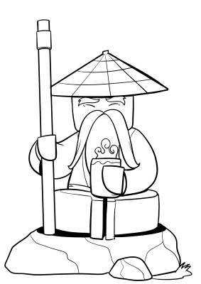 283x400 Lego Ninjago Coloring Pages