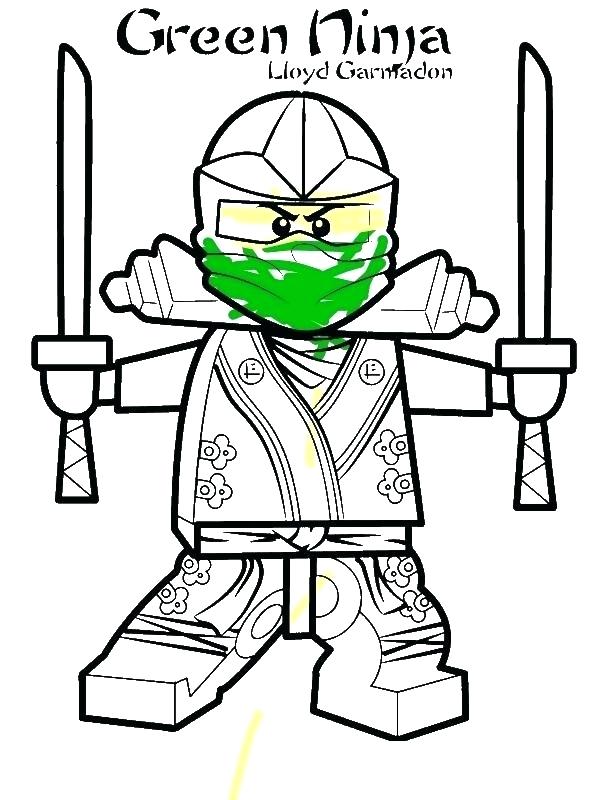 600x800 Lloyd Ninjago Coloring Pages The Green Ninja Coloring Pages