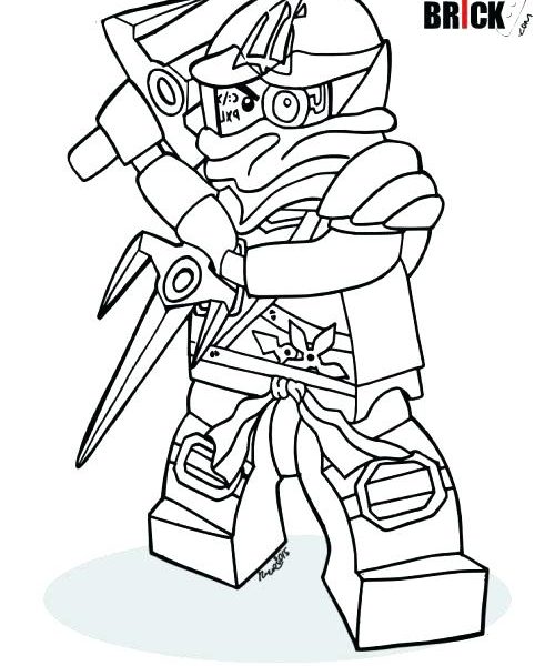 Lego Ninjago Coloring Pages Zane at GetColorings.com | Free printable ...