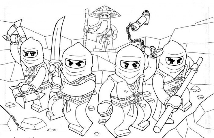 700x452 Ninjago Coloring Pages Printable