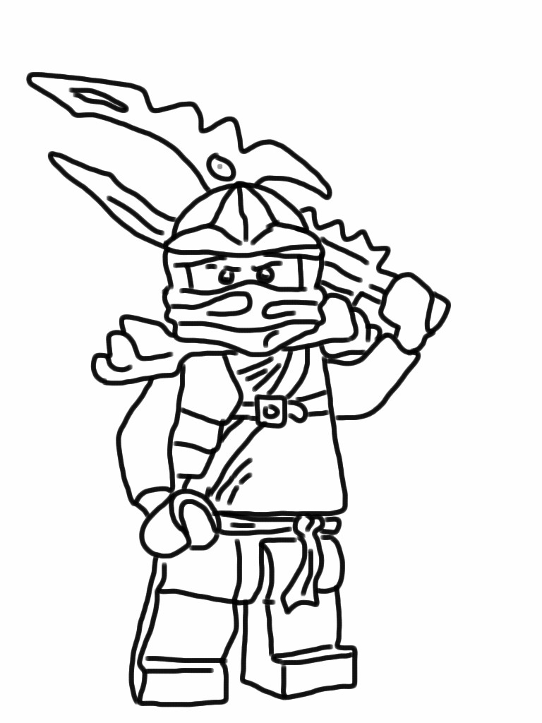 768x1024 Lego Ninjago Sensei Wu Coloring Pages Copy 33 Ninjago Jay Coloring