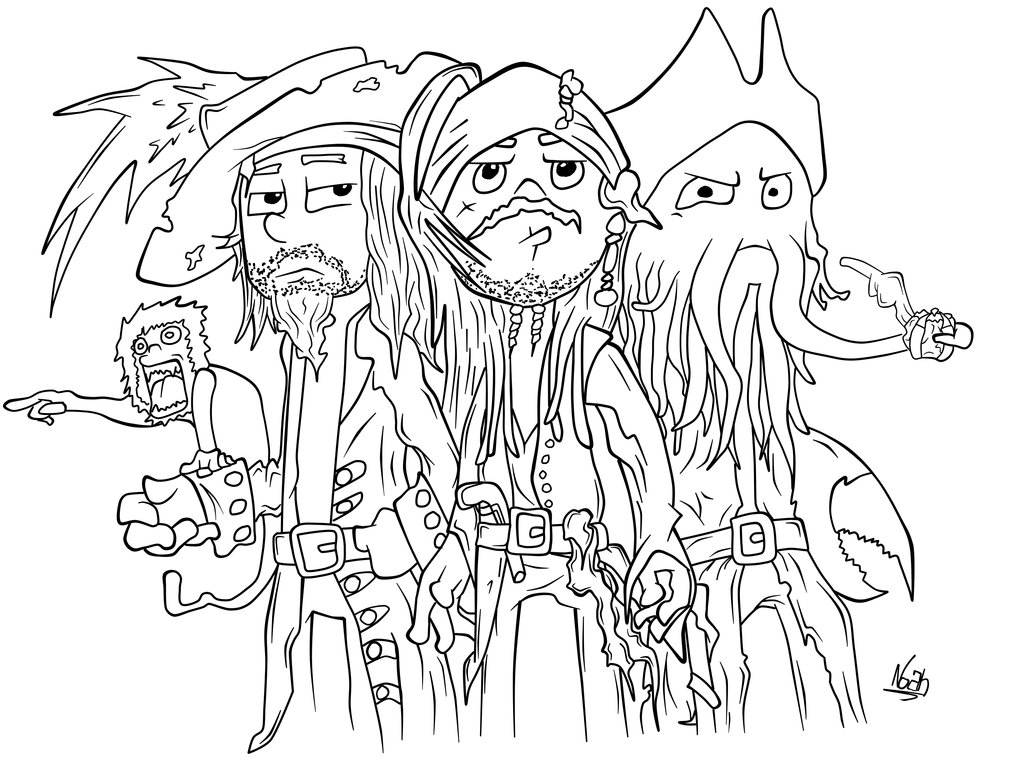 Lego Pirate Coloring Pages