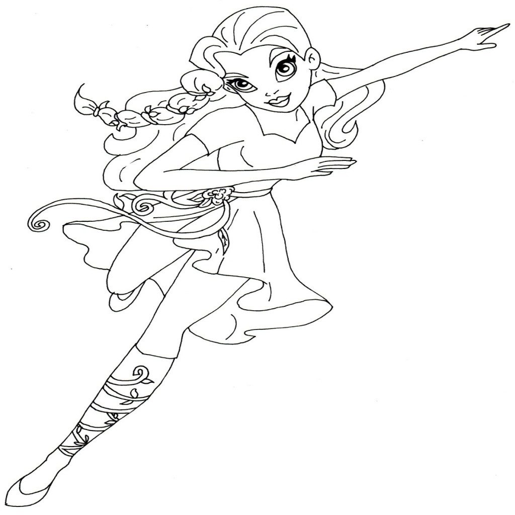 Free Printable Super Hero High Coloring Pages Poison Ivy Of Dc 1024x1024 Free Printable Super Hero High Coloring Pages Poison Ivy Of Dc