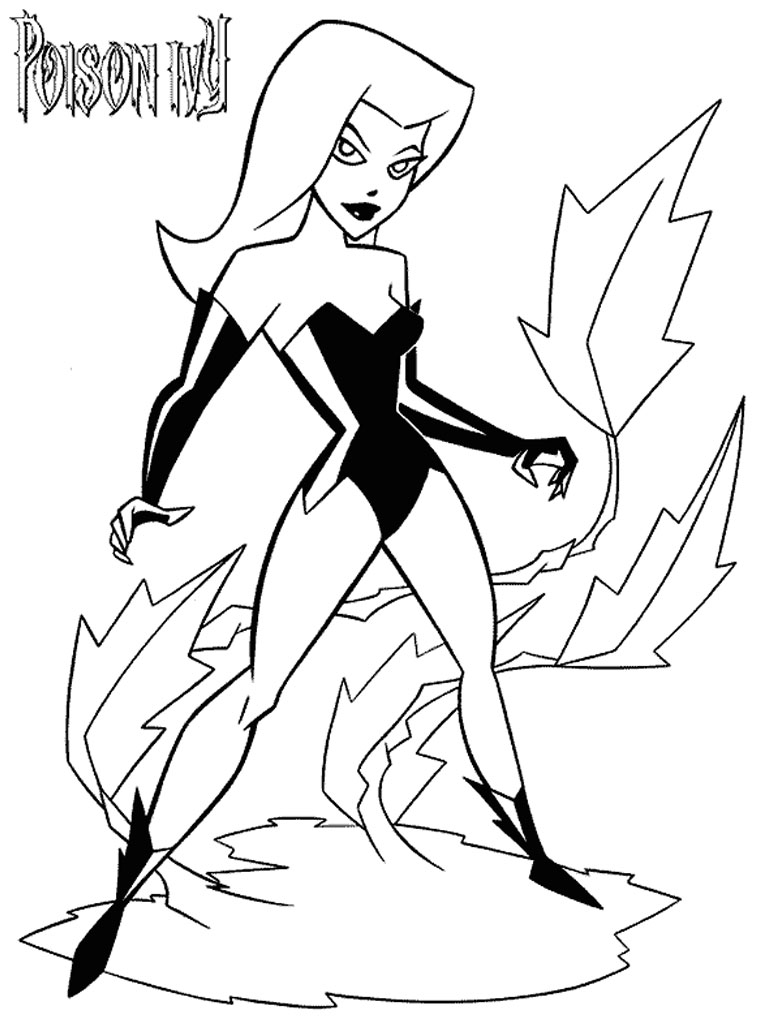 Lego Poison Ivy Coloring Pages 768x1024 Lego Poison Ivy Coloring Pages