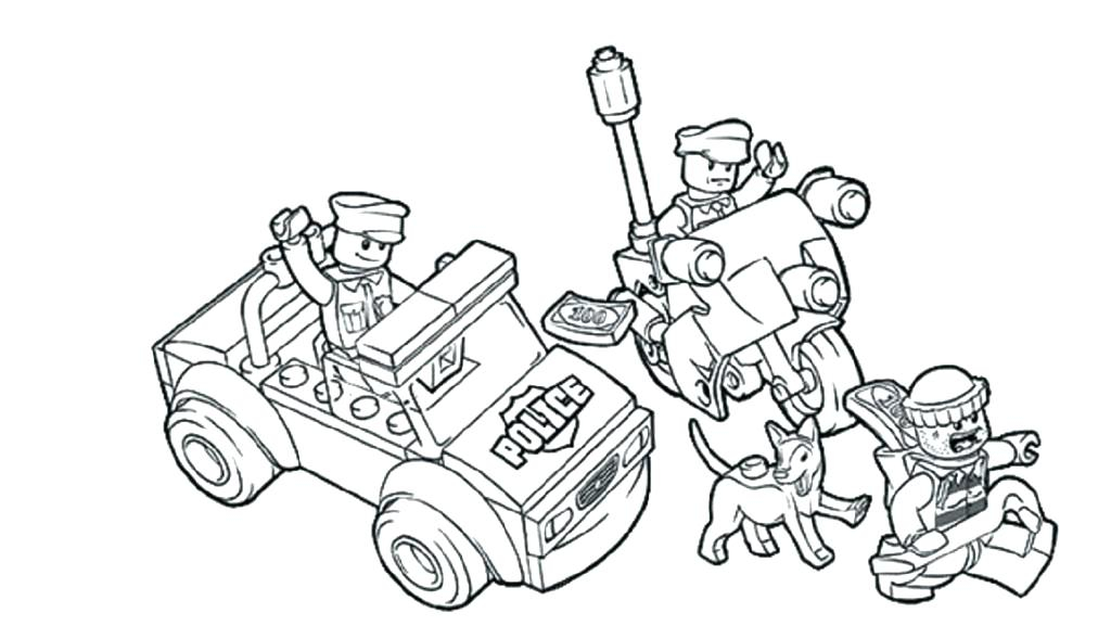 1024x577 Shocking Ideas Lego City Coloring Pages Police Car Printable Fun
