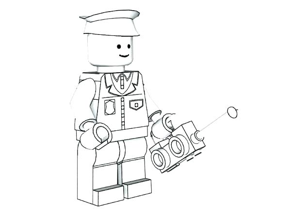 Lego Police Coloring Pages at GetColorings.com | Free printable ...