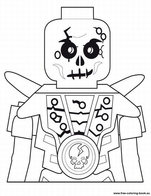 614x800 Black And White Lego Coloring Page