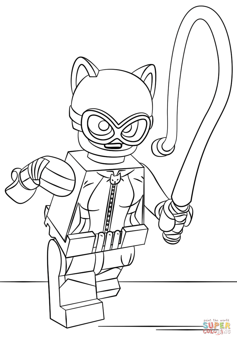 824x1186 Lego Catwoman Coloring Page Free Printable Coloring Pages Catwoman