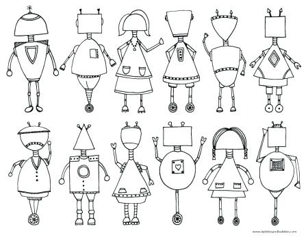450x347 Robot Coloring Page Printable Robot Coloring Page Lego Robot