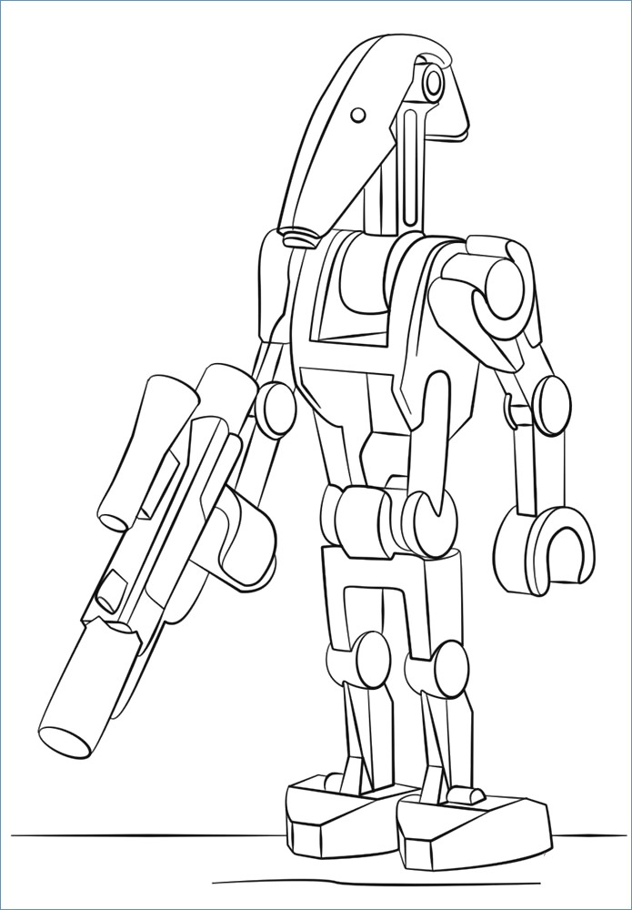 695x1000 Star Wars Coloring Pages General Grievous