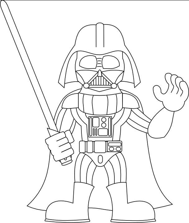 Lego Darth Vader Coloring Pages 608x718 Lego Darth Vader Coloring Pages