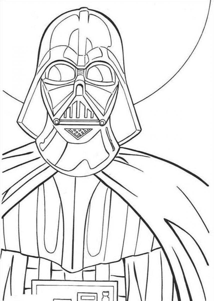 Darth Vader Coloring Pages 855x1200 Darth Vader Coloring Pages