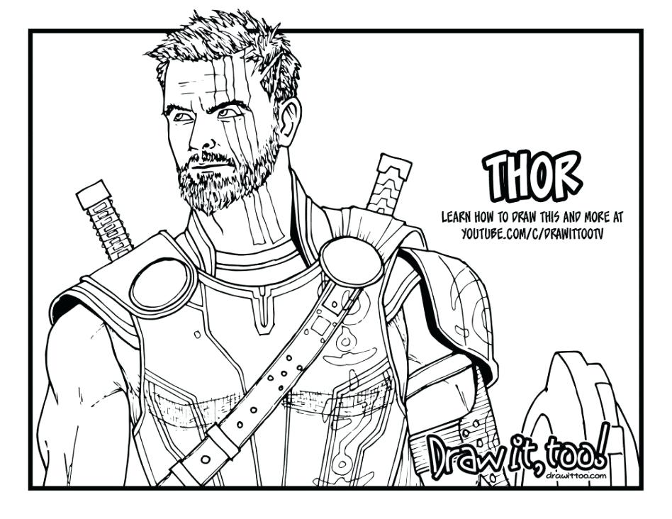 948x732 Thor Coloring Page Large Size Of Coloring Page With Wallpapers