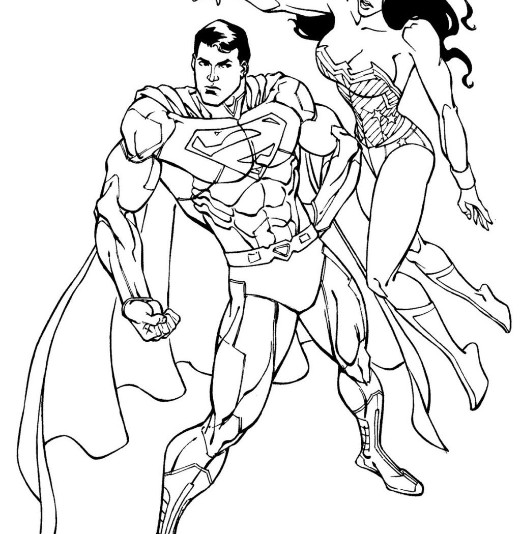 1024x1050 Wonder Woman Coloring Pages Best For Page General Free To Color