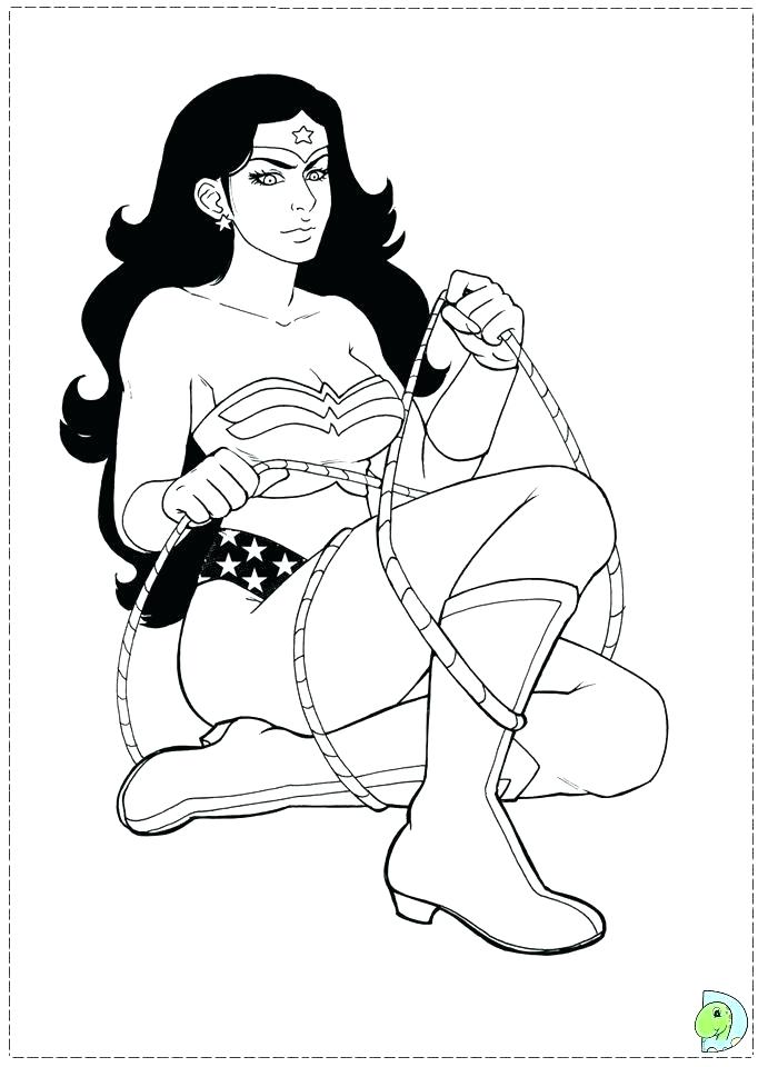 691x960 Wonderwoman Coloring Pages Wonder Woman Colouring Pages Page 3