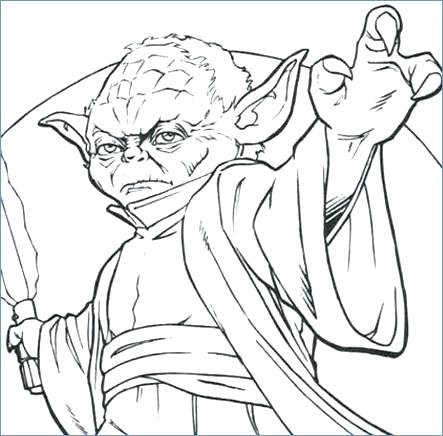 443x436 Yoda Coloring Page Coloring Pages Star Wars Coloring Pages Star