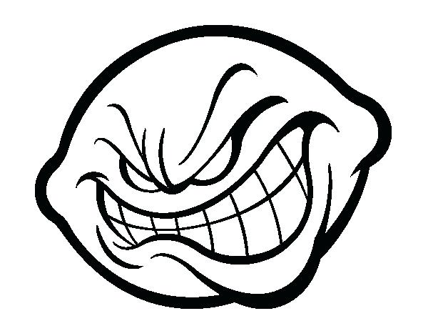 600x470 Lemon Coloring Page Angry Lemon Coloring Page Lemon Meringue