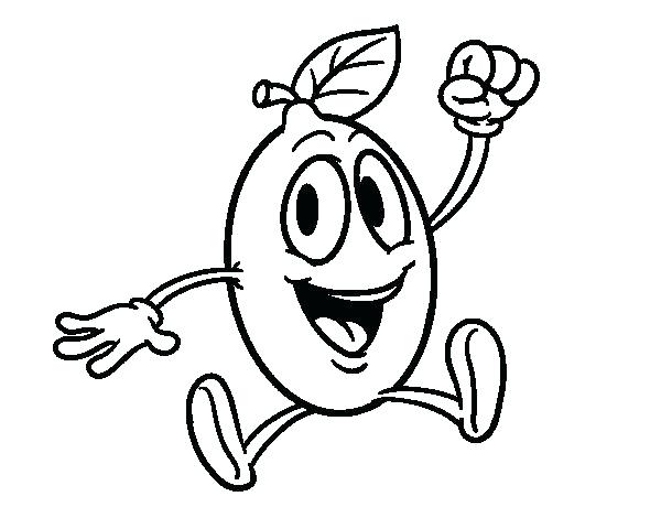 600x470 Lemon Coloring Page Lemon Coloring Page Happy Lemon Coloring Page