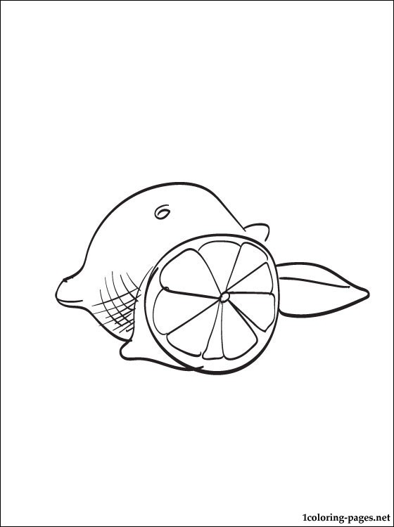 560x750 Lemon Coloring Page Coloring Pages