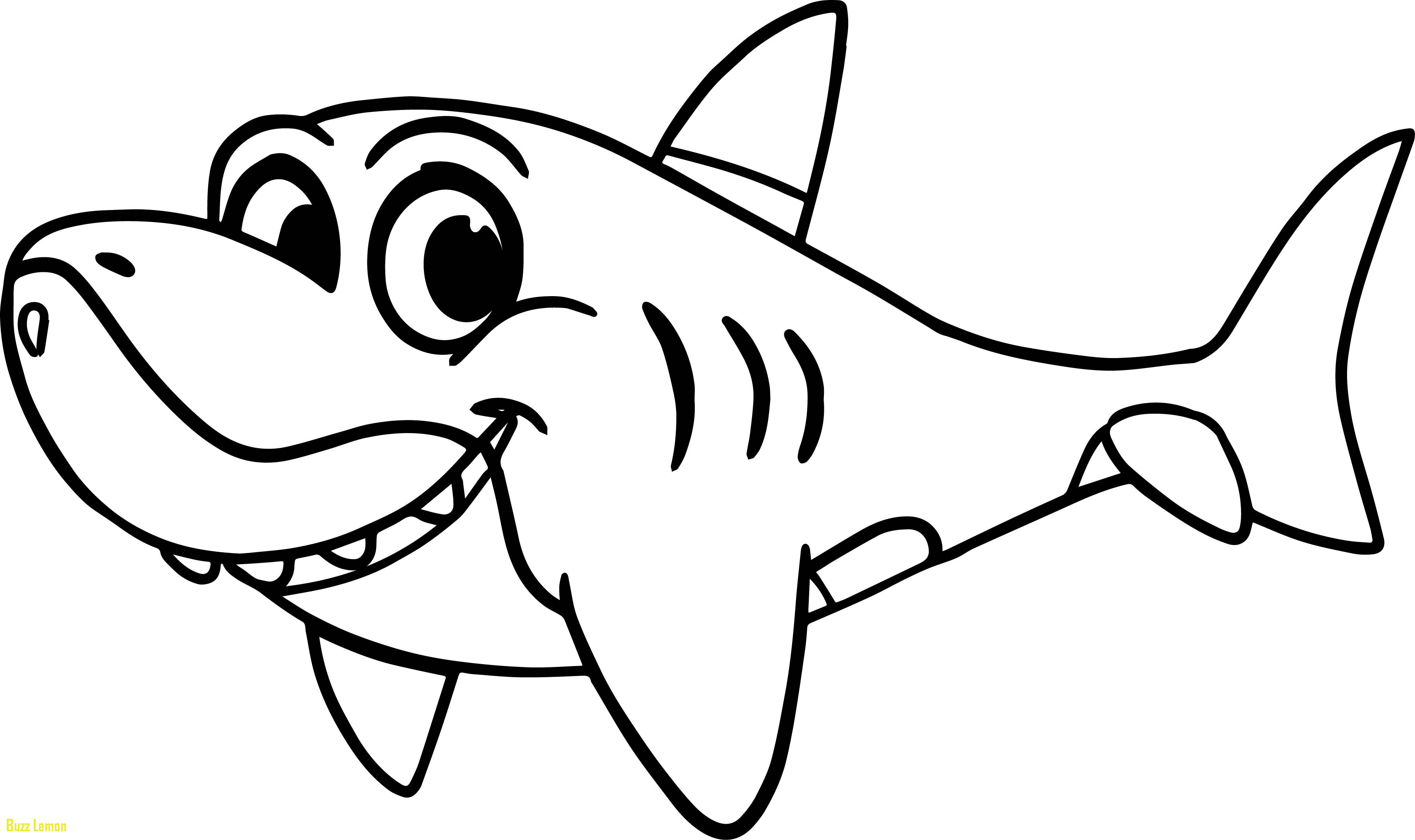 Lemon Shark Coloring Page