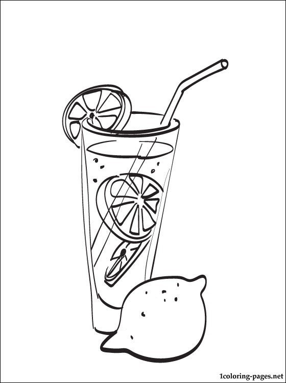 560x750 Lemonade Coloring Page Coloring Pages