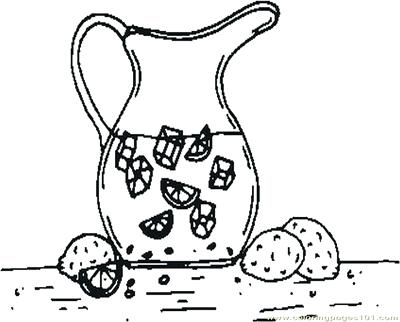 400x322 Lemonade Coloring Page