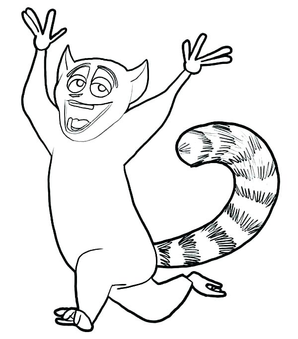 600x684 Aye Aye Lemur Coloring And Aye Aye Lemur Coloring Page Lemur Face