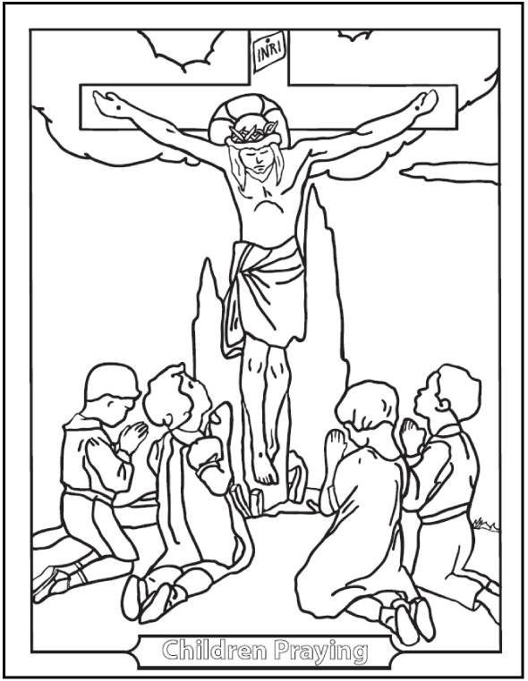 590x762 Free Printable Lent Coloring Pages (Catholic Lenten Coloring Pages)