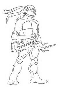 Leonardo Ninja Turtle Coloring Page