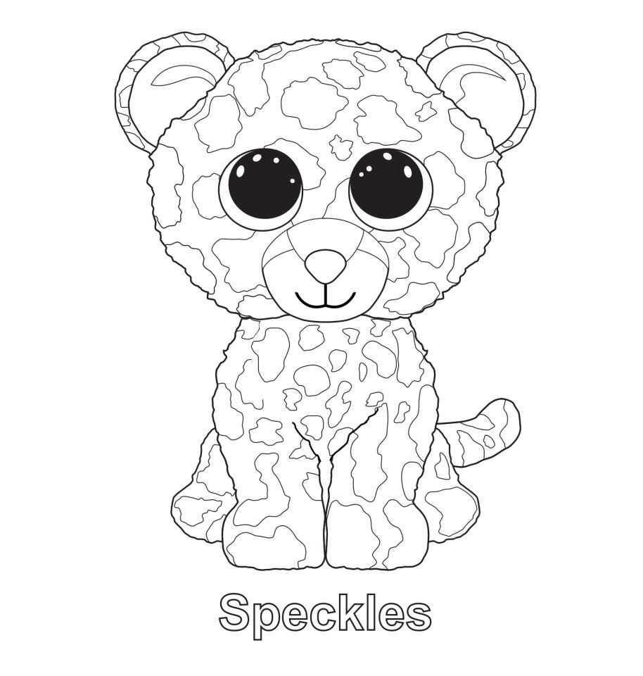 Immediately Free Printable Beanie Boo Coloring Pages Speckles 914x960 Immediately Free Printable Beanie Boo Coloring Pages Speckles