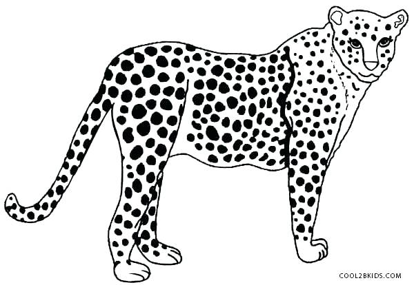 Leopard Print Coloring Pages Leopard Coloring E Free Cheetah Es 600x414 Leopard Print Coloring Pages Leopard Coloring E Free Cheetah Es