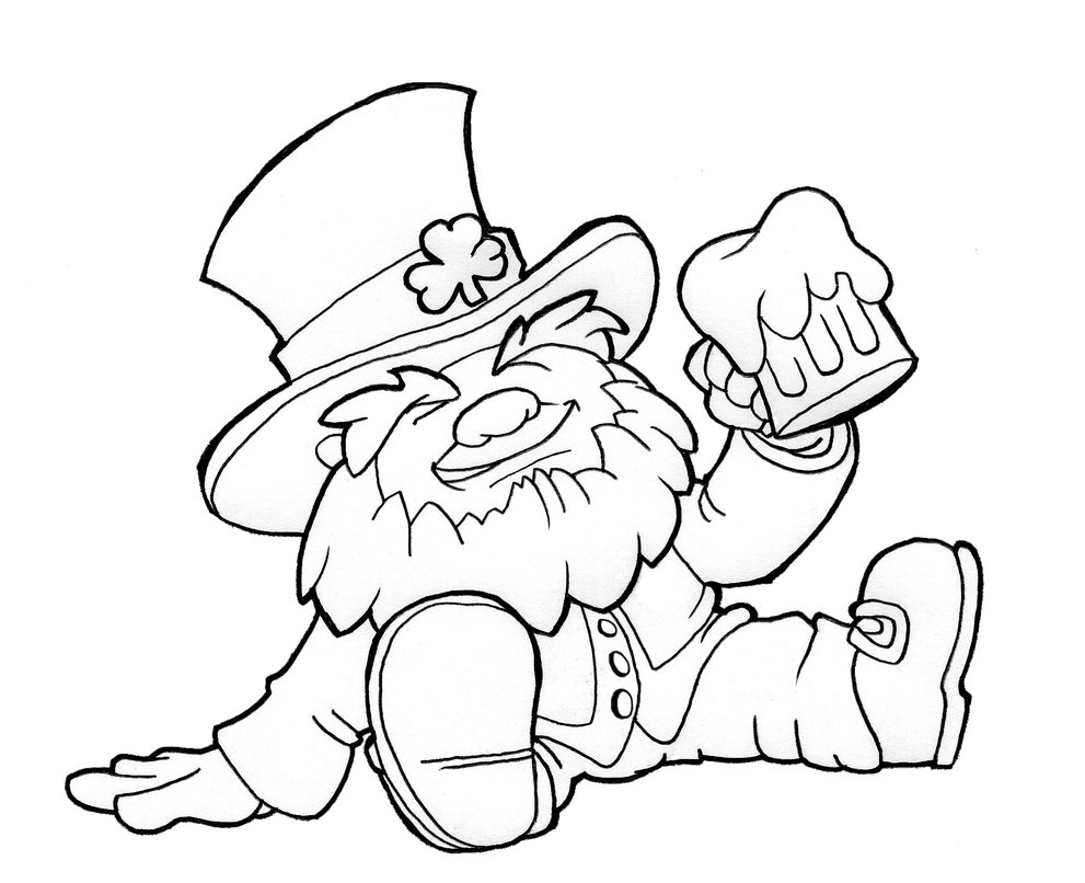 991x806 Leprechaun Coloring Pages 360coloringpages