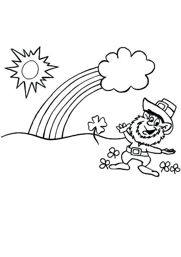 600x850 Gold Coloring Pages Tarantula Coloring Page Leprechaun With Pot