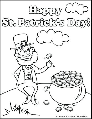 386x500 Leprechaun Coloring Page Leprechaun Coloring Page Kindergarten