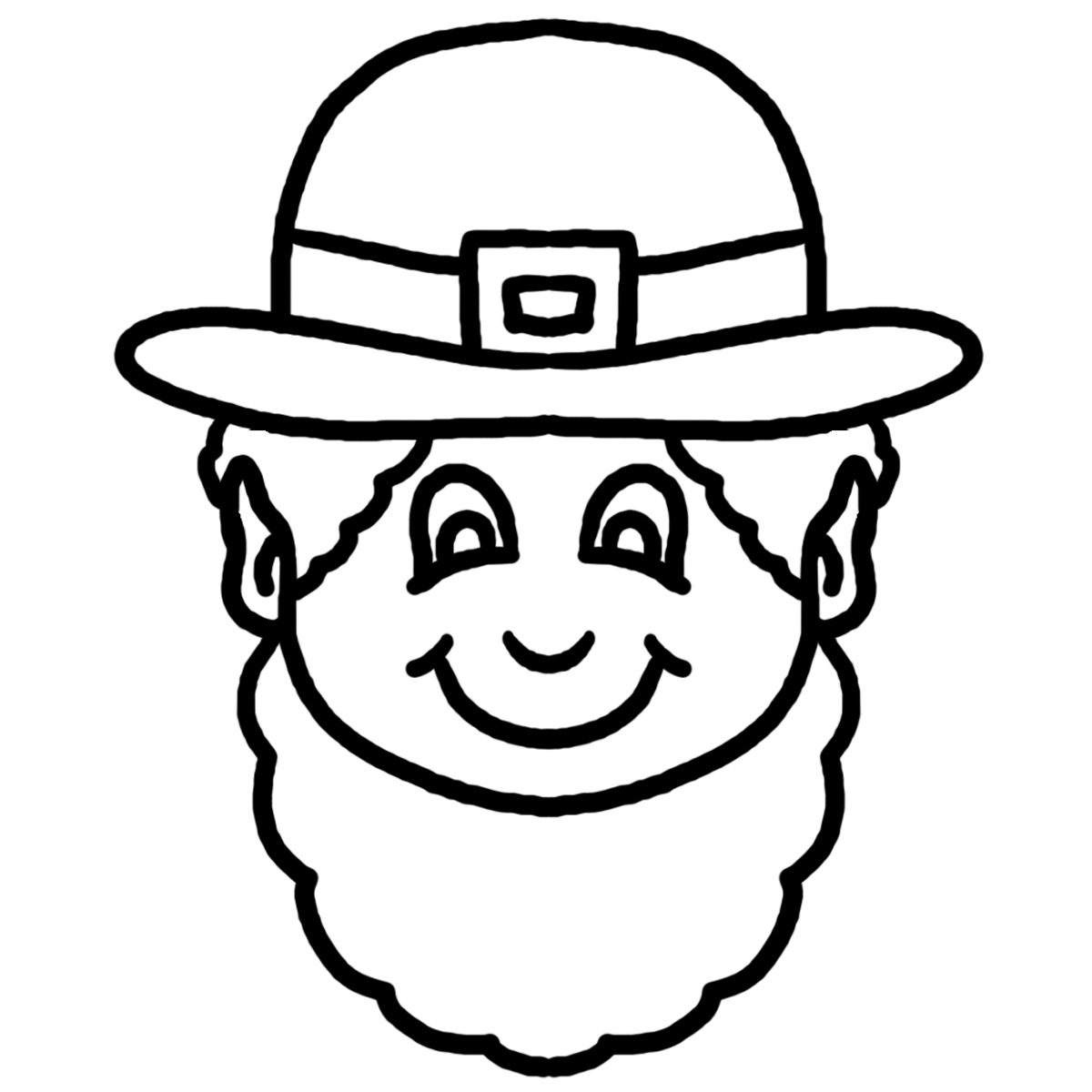 1200x1200 Project Ideas Leprechaun Coloring Pages Printable To Print