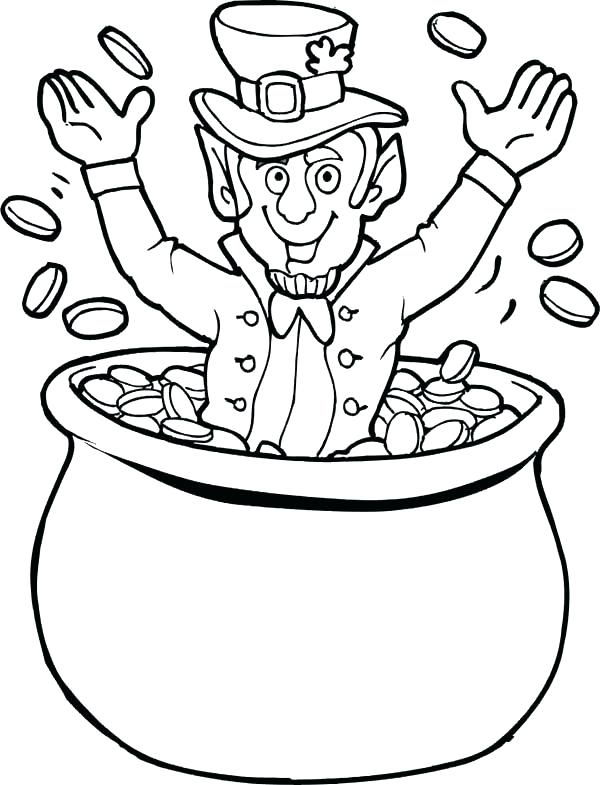 600x785 Saint Patrick Coloring Page Leprechaun Coloring Book Pages St Day