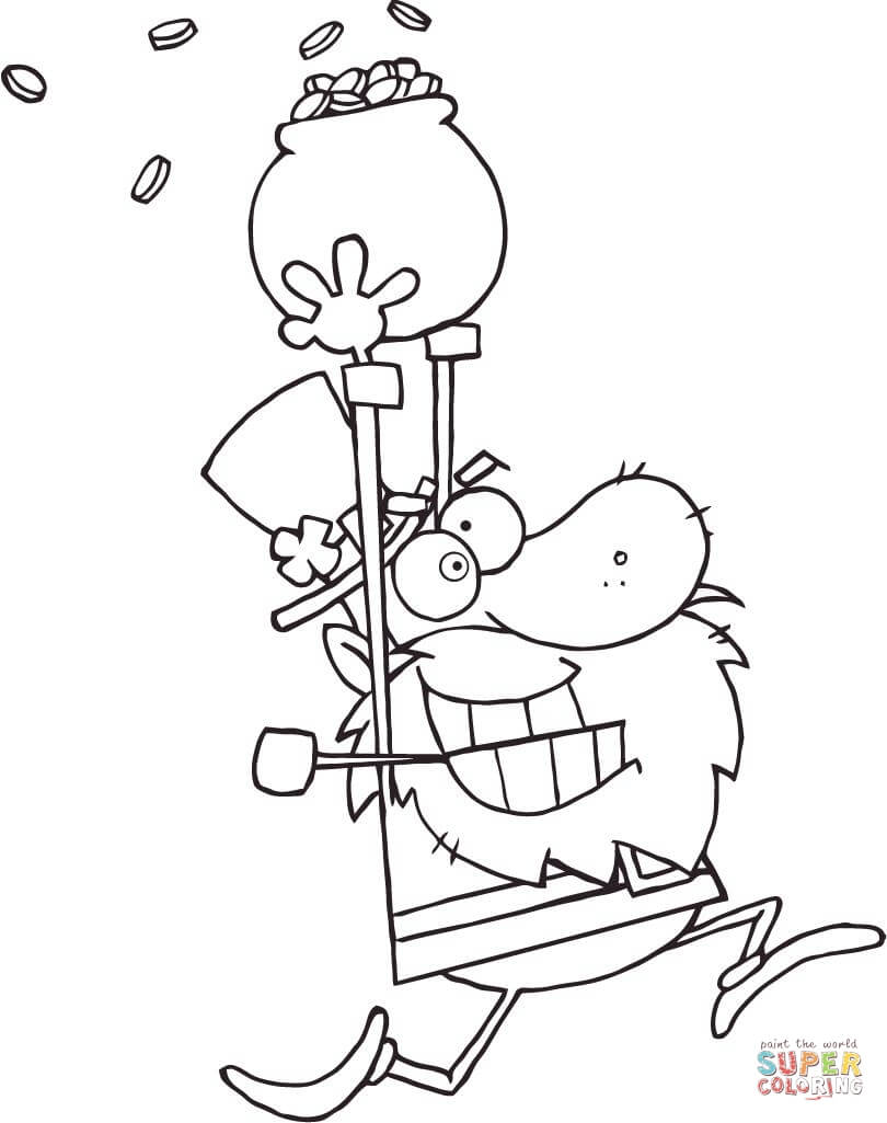 Limited Leprechaun Coloring Sheets Pages Free 810x1025 Limited Leprechaun Coloring Sheets Pages Free