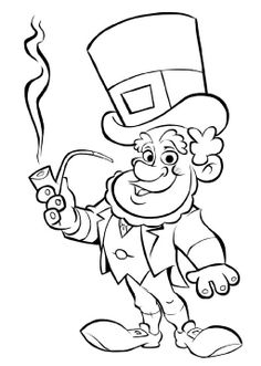 Leprechaun Coloring Pages 236x331 Leprechaun Coloring Pages