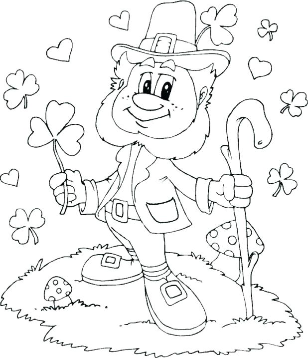 Leprechaun Coloring Pages Pot Of Gold Coloring Pages Leprechaun 618x717 Leprechaun Coloring Pages Pot Of Gold Coloring Pages Leprechaun