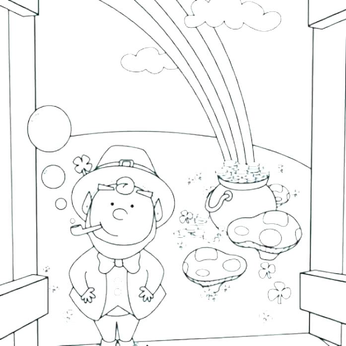 Leprechaun Color Pages Free Gold Coloring Pages St Day Coloring 697x697 Leprechaun Color Pages Free Gold Coloring Pages St Day Coloring