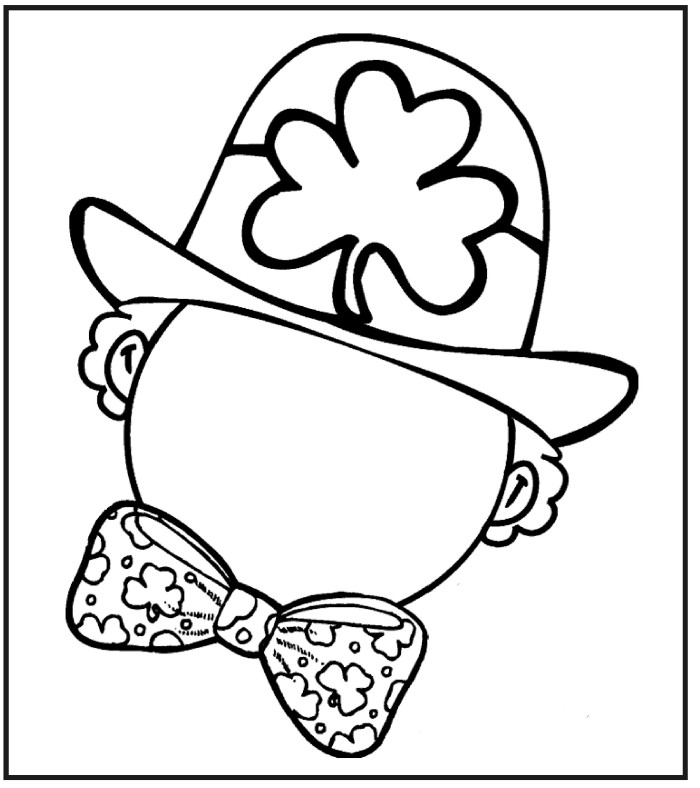 700x788 St. Patrick Coloring Pages Of A Leprechaun Faces