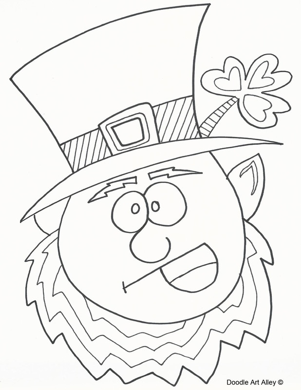 618x800 St. Patricks Day Coloring Pages