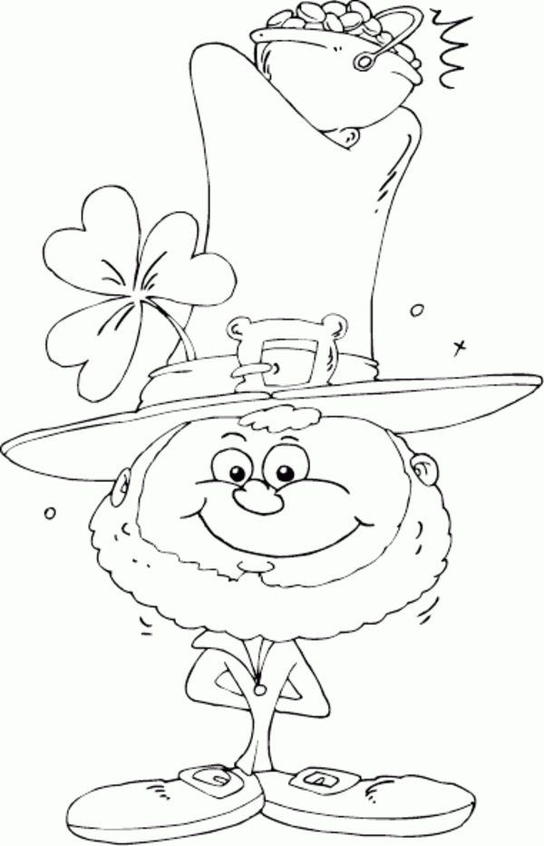 600x932 Leprechaun Coloring Pages (Free) Saint Patrick's Day Coloring